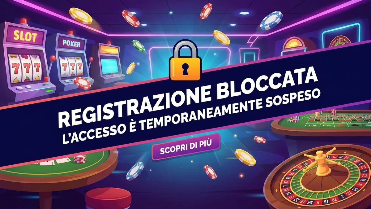 Registrazione con bonus